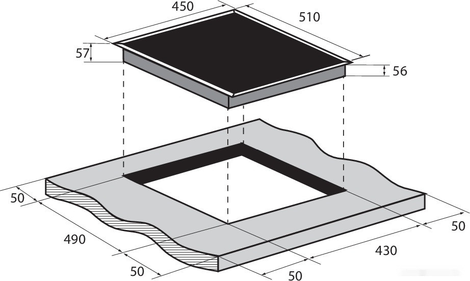 Варочная панель ZUGEL ZIH454B Варочная панель ZUGEL ZIH454B
