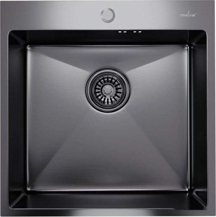 Кухонная мойка Mixline 547230 (черный графит, 3 мм)