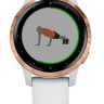 Умные часы Garmin Vivoactive 4s (белый/золотистый)