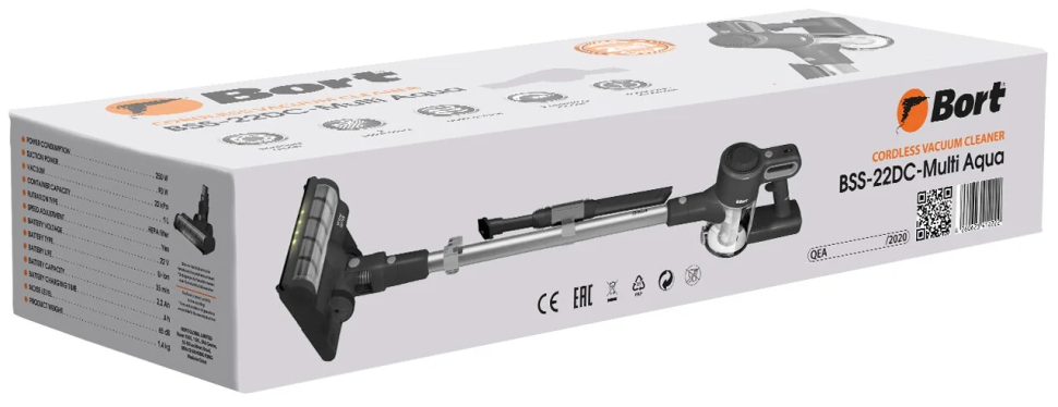 Пылесос BORT BSS-22DC-Multi Aqua