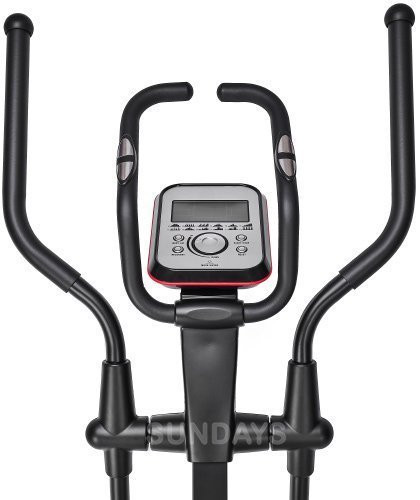 Эллиптический тренажер Sundays Fitness K8718HP (черный/красный) Эллиптический тренажер Sundays Fitness K8718HP (черный/красный)