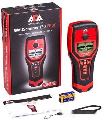 Детектор скрытой проводки ADA Instruments Wall Scanner 120 Prof