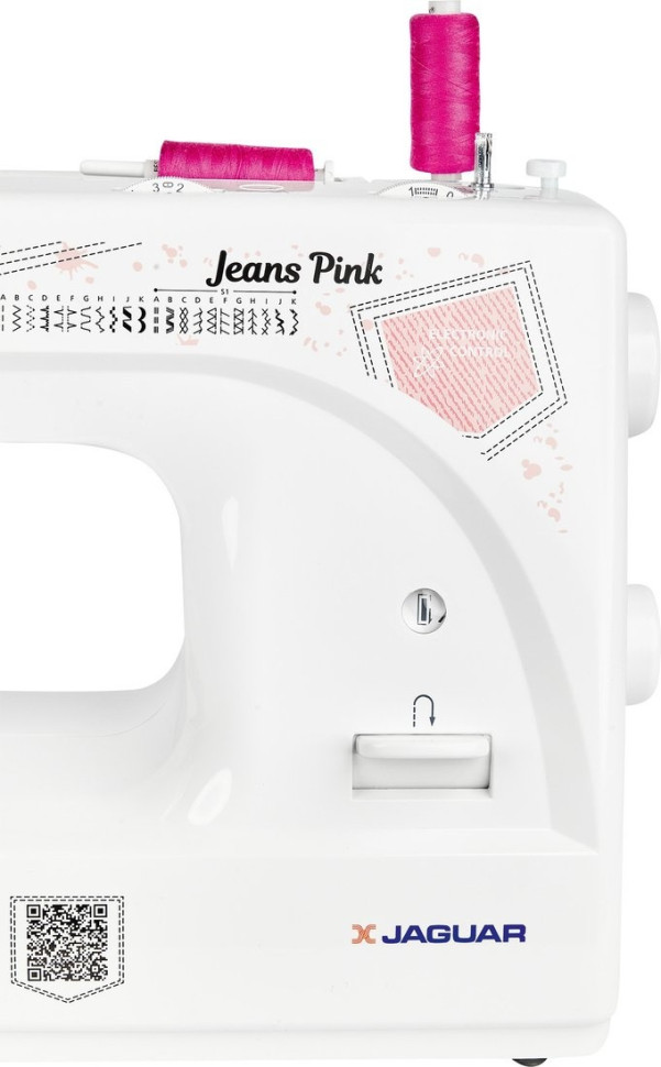Электромеханическая швейная машина Jaguar Jeans Pink