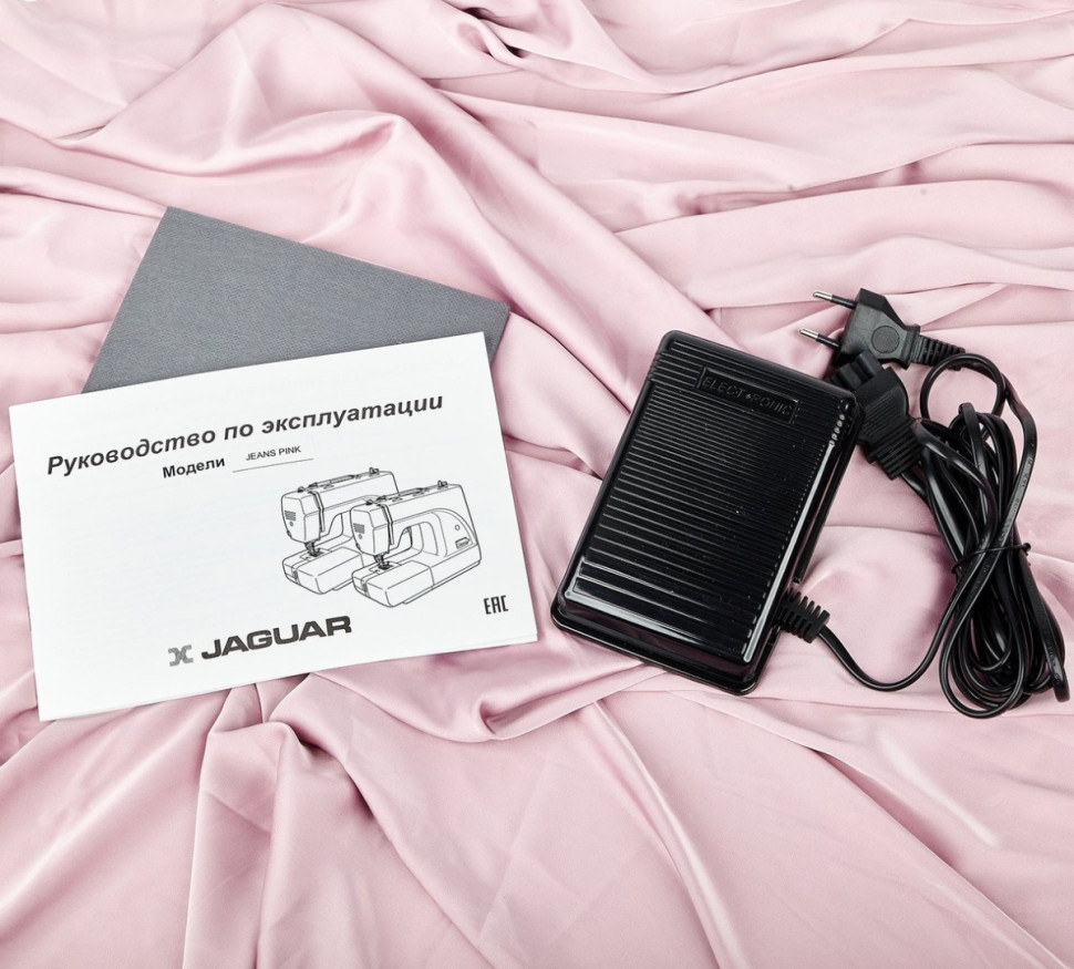 Электромеханическая швейная машина Jaguar Jeans Pink
