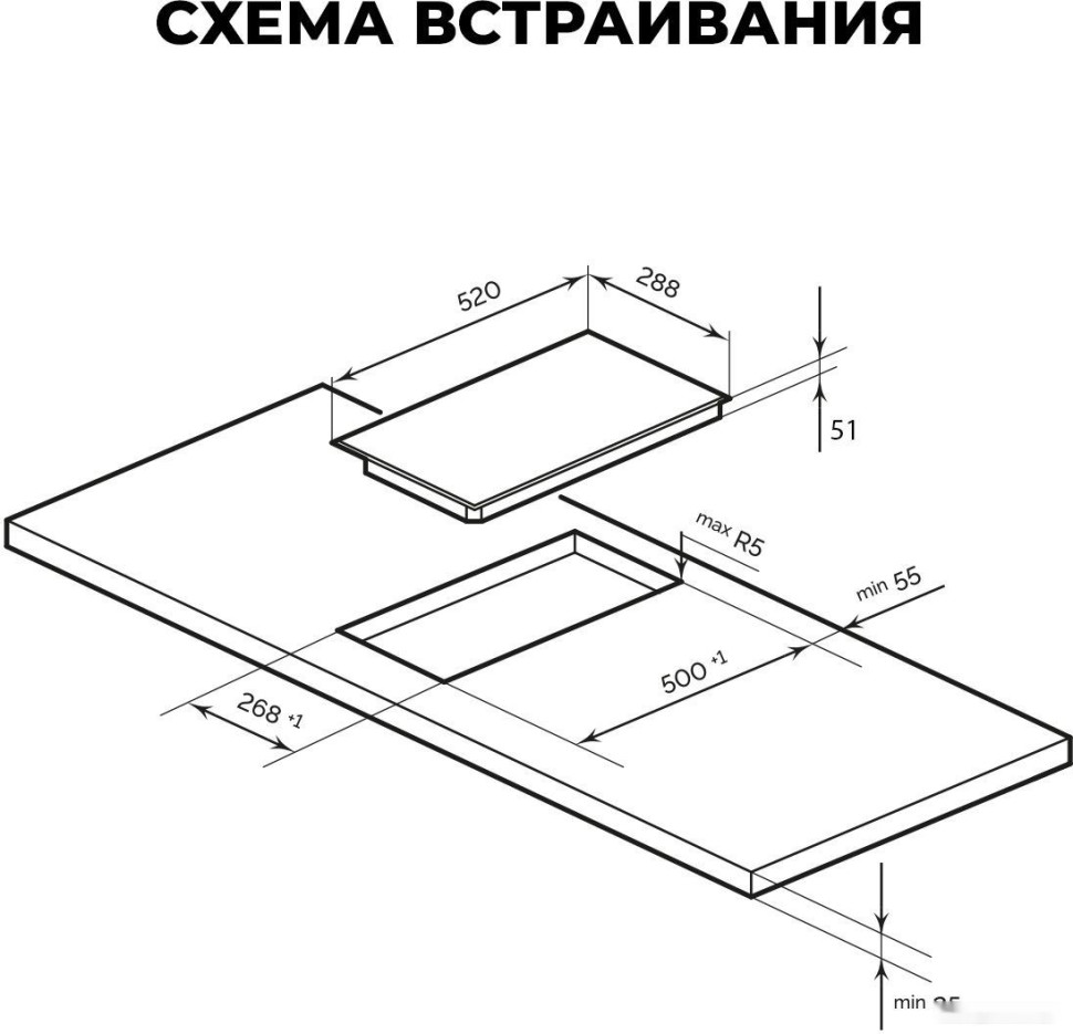 Варочная панель LEX EVH 320A BL Варочная панель LEX EVH 320A BL