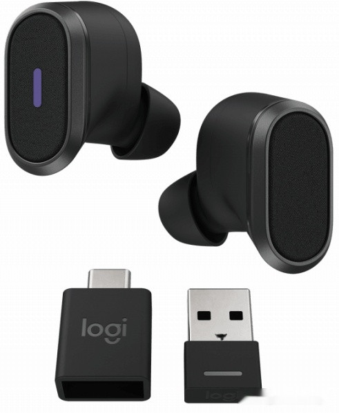 Наушники Logitech Zone True Wireless (графит) Наушники Logitech Zone True Wireless (графит)