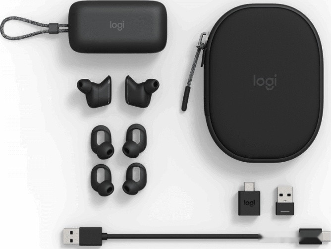 Наушники Logitech Zone True Wireless (графит) Наушники Logitech Zone True Wireless (графит)