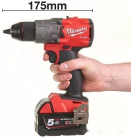 Дрель-шуруповерт Milwaukee M18 FDD2-502X 4933464267 (с 2-мя АКБ, кейс)