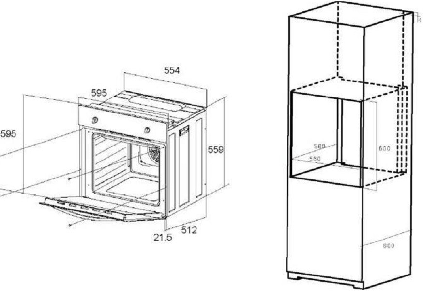Духовой шкаф Maunfeld EOEM.589B Духовой шкаф Maunfeld EOEM.589B