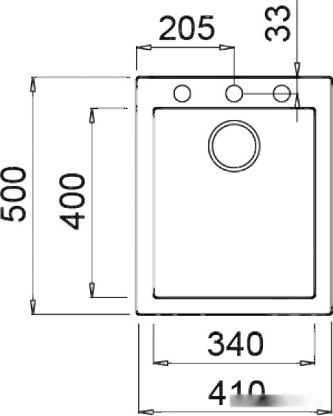 Кухонная мойка Elleci Quadra 100 G48 Cemento