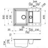 Кухонная мойка Elleci Easy 325 Titanium 73