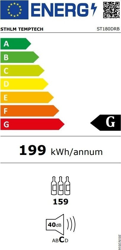 Винный шкаф Temptech ST180DRB Винный шкаф Temptech ST180DRB