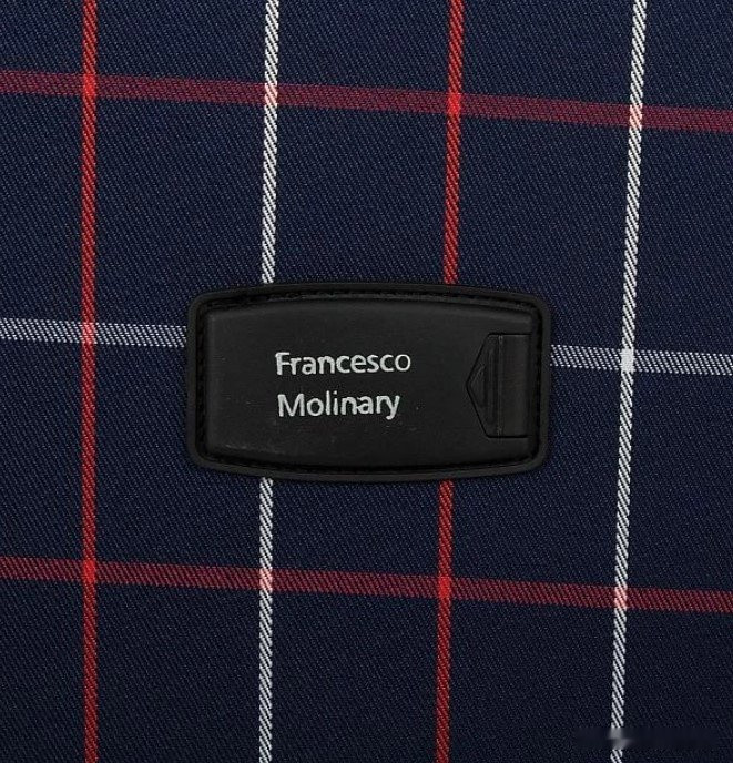 Чемодан-спиннер Francesco Molinary 219-MD1094-4-22NAV (синий)
