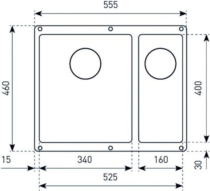 Кухонная мойка Zigmund & Shtain INTEGRA 500.2 (Black Basalt) Кухонная мойка Zigmund & Shtain INTEGRA 500.2 (Black Basalt)