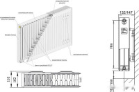 Радиатор Лемакс Valve Compact 22 300x1400