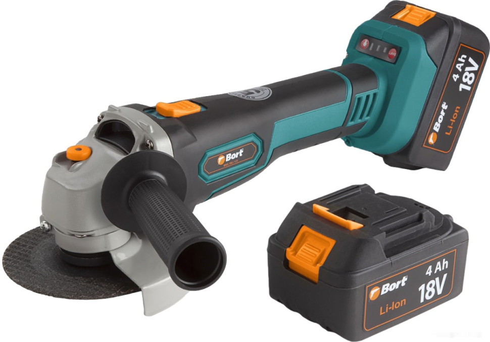 Угловая шлифмашина BORT BWS-18Li-125 (с 2-мя АКБ) Угловая шлифмашина BORT BWS-18Li-125 (с 2-мя АКБ)