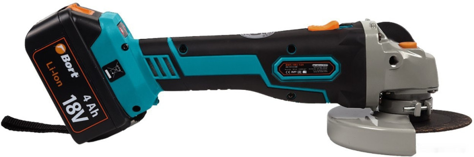 Угловая шлифмашина BORT BWS-18Li-125 (с 2-мя АКБ) Угловая шлифмашина BORT BWS-18Li-125 (с 2-мя АКБ)