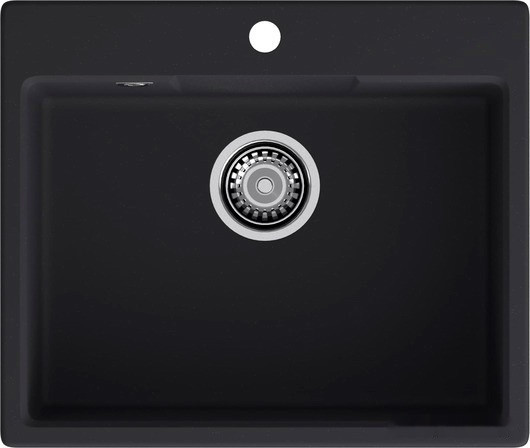 Кухонная мойка GranFest QUARZ GF-UR-658 (черный)