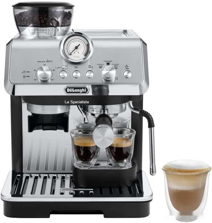 Рожковая помповая кофеварка Delonghi La Specialista Arte Manual EC9155.MB