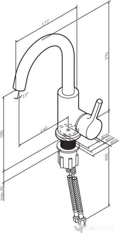 Смеситель Am.Pm X-Joy S F85B02700