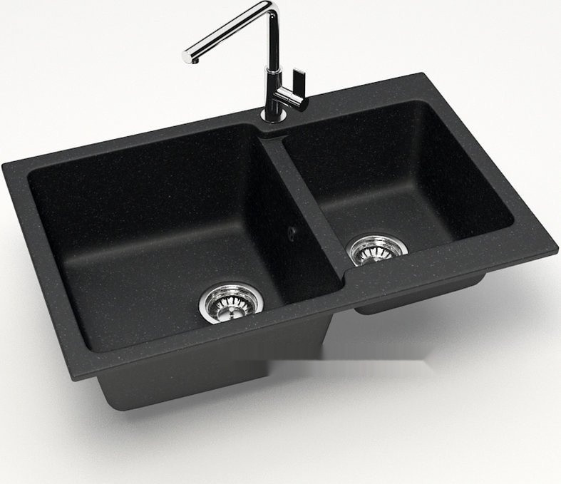 Кухонная мойка Marrbaxx Карельский камень модель 191/Q4 (черный) Кухонная мойка Marrbaxx Карельский камень модель 191/Q4 (черный)