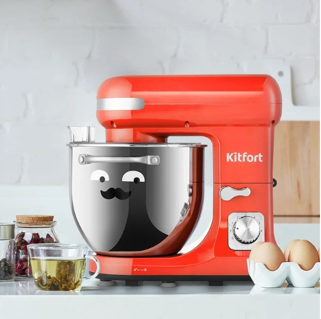 Кухонный комбайн Kitfort KT-3416-1 (красный) Кухонный комбайн Kitfort KT-3416-1 (красный)