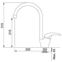 Смеситель Franke Platino ваниль