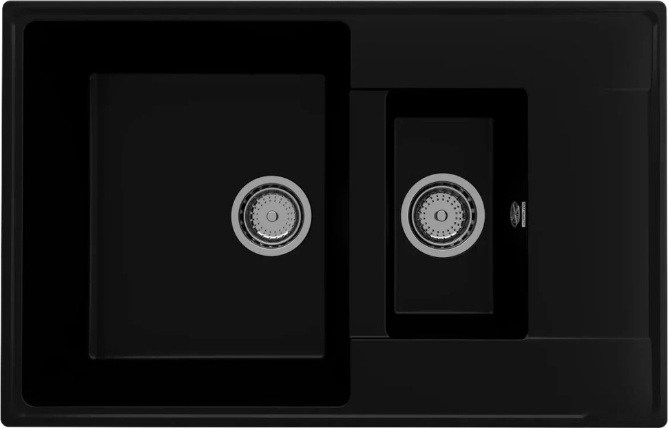 Кухонная мойка Ulgran Quartz Prima 780 1,5К-07 (уголь)