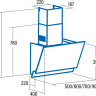 Вытяжка CATA JUNO 600 XGWH 02027105