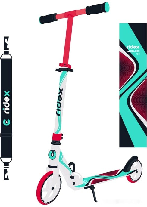 Самокат Ridex Liquid (белый/красный) Самокат Ridex Liquid (белый/красный)