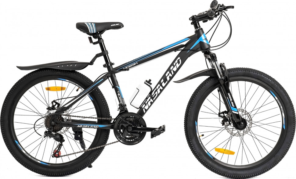 Велосипед Nasaland 4023M 24 р.15 2021 (черный/синий)