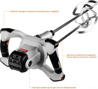 Миксер ЗУБР МРД-1400