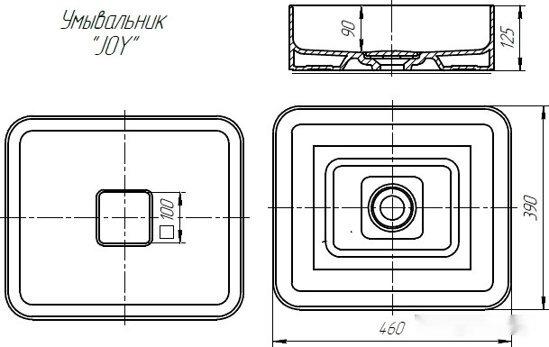 Умывальник dreja Джой Умывальник dreja Джой
