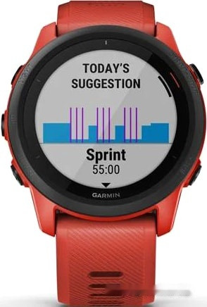 Умные часы Garmin Forerunner 745 (красное пламя)