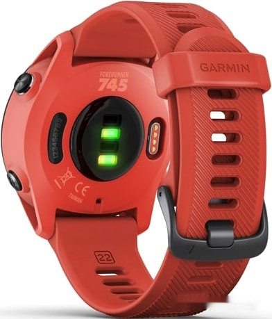 Умные часы Garmin Forerunner 745 (красное пламя)