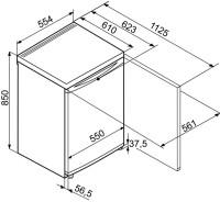 Холодильник с верхней морозильной камерой Liebherr T 1504