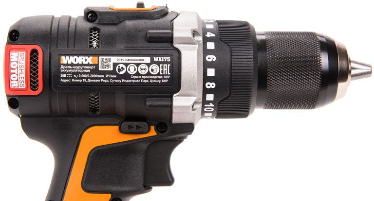 Дрель-шуруповерт Worx BL WX175.9 (без АКБ) Дрель-шуруповерт Worx BL WX175.9 (без АКБ)