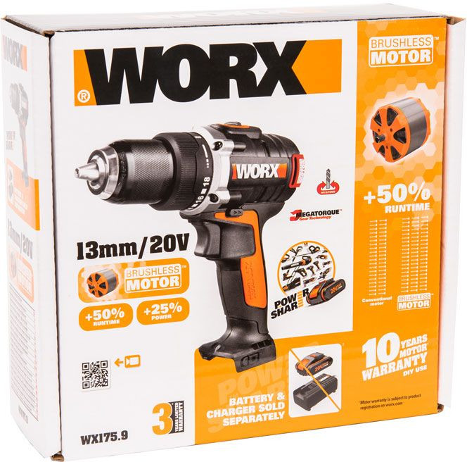 Дрель-шуруповерт Worx BL WX175.9 (без АКБ) Дрель-шуруповерт Worx BL WX175.9 (без АКБ)