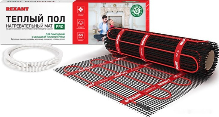 Теплый пол Rexant Pro RNX-5.0-1100 5.0 кв.м. 1100 Вт