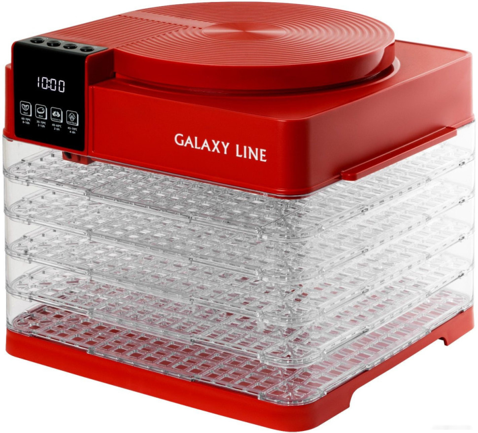 Сушилка для овощей и фруктов Galaxy Line GL2630 (красный) Сушилка для овощей и фруктов Galaxy Line GL2630 (красный)