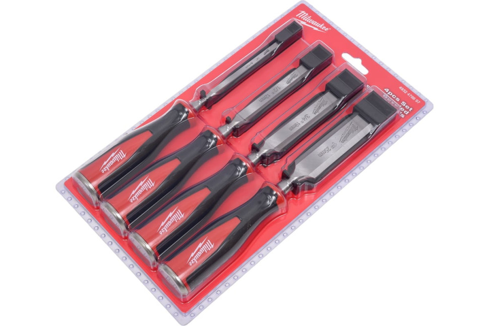 Набор стамесок Milwaukee 4932479897 (4 предмета) Набор стамесок Milwaukee 4932479897 (4 предмета)