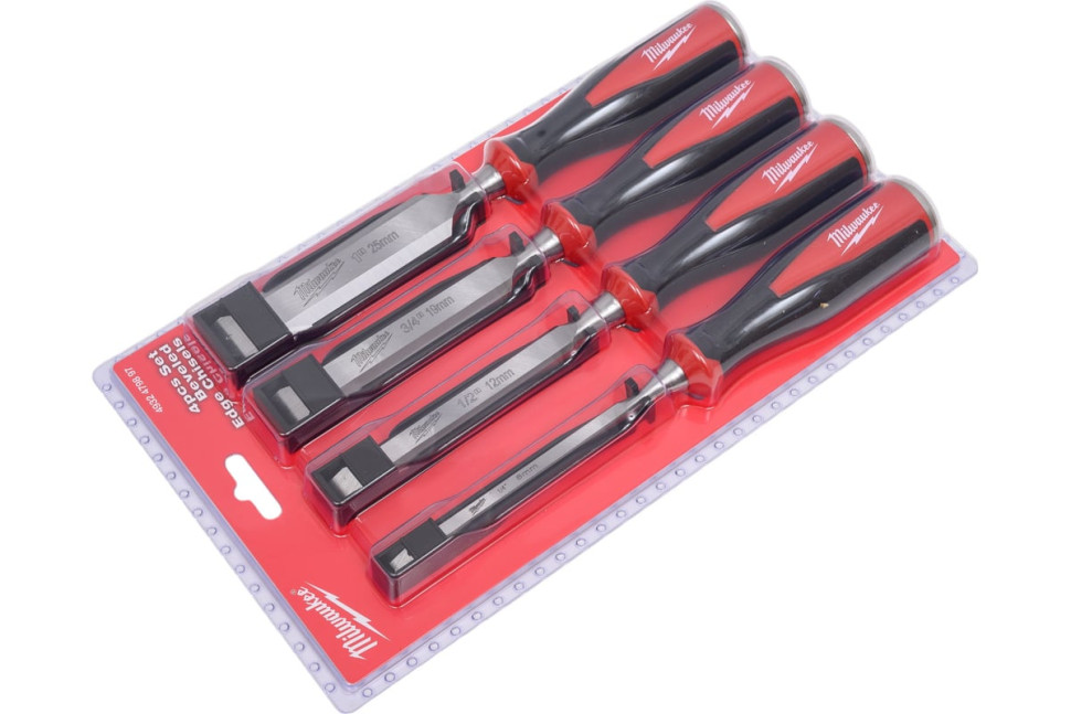 Набор стамесок Milwaukee 4932479897 (4 предмета) Набор стамесок Milwaukee 4932479897 (4 предмета)