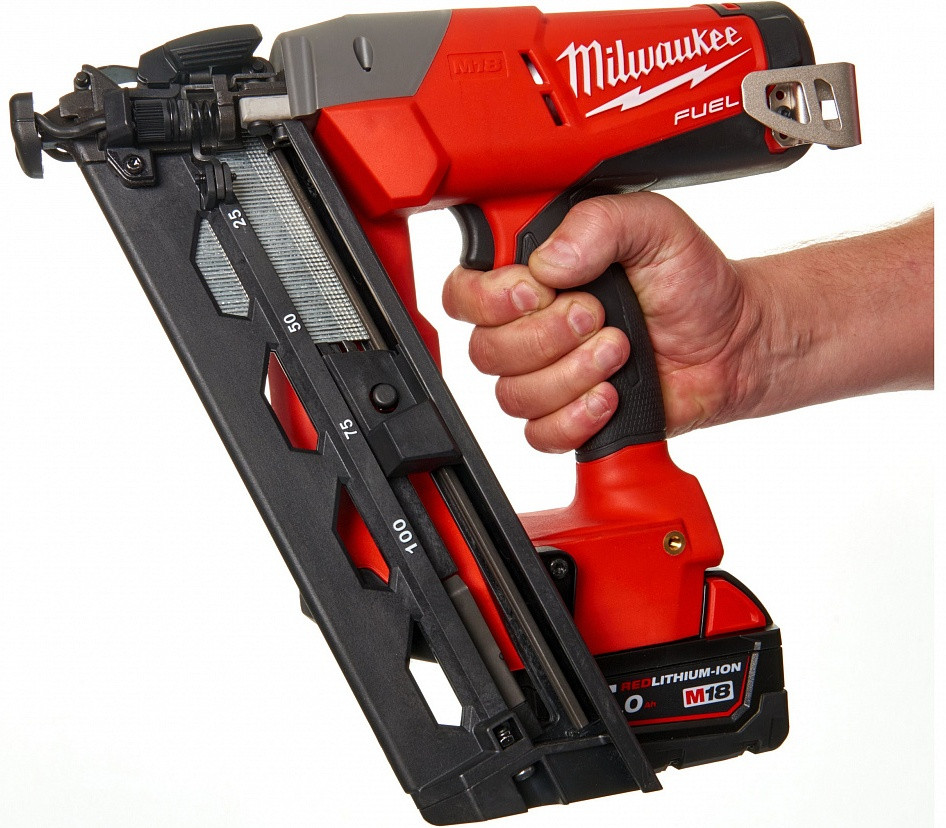 Аккумуляторный степлер Milwaukee Fuel M18 CN16GA-202X 4933451570 (с 2-мя АКБ, кейс)