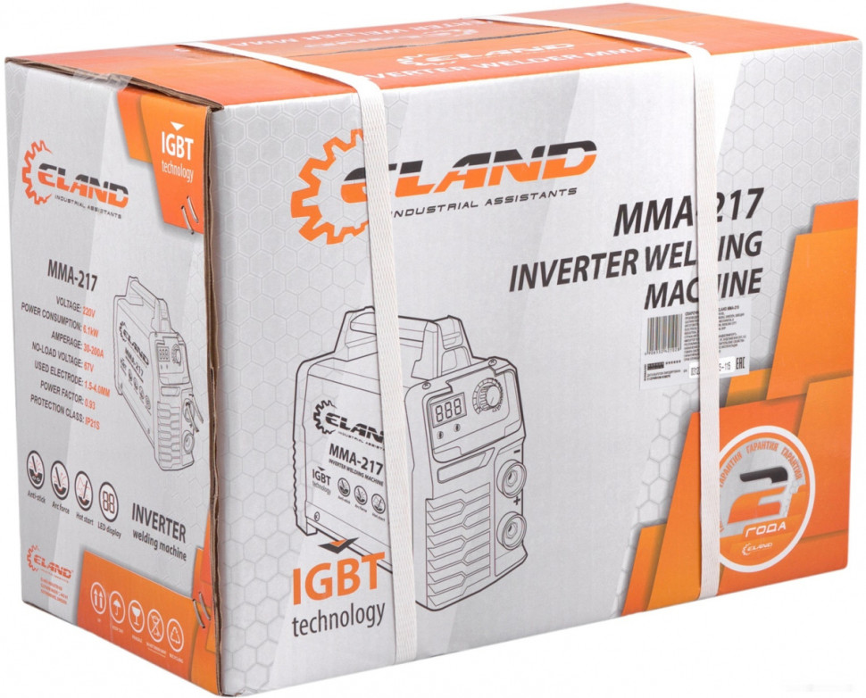 Сварочный инвертор Eland MMA-217 Сварочный инвертор Eland MMA-217