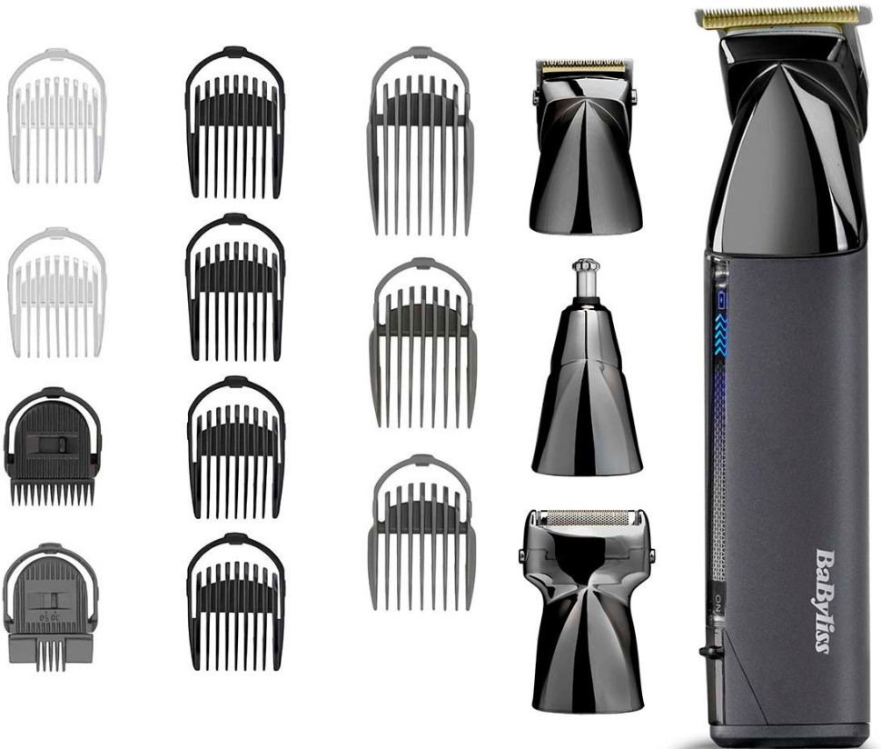 Машинка для стрижки волос BaByliss Super-X Metal Black Edition MT991E