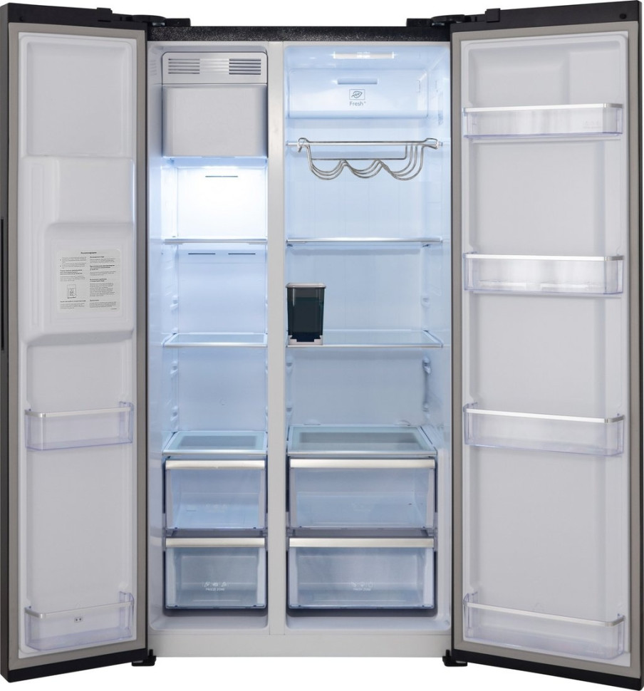 Холодильник side by side HIBERG RFS-655DX NFGB Inverter