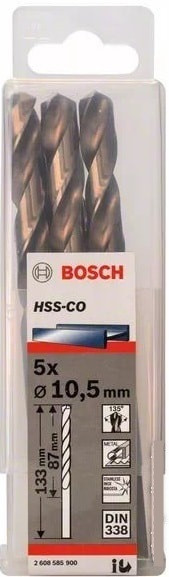 Набор оснастки Bosch 2608585900 (5 предметов)