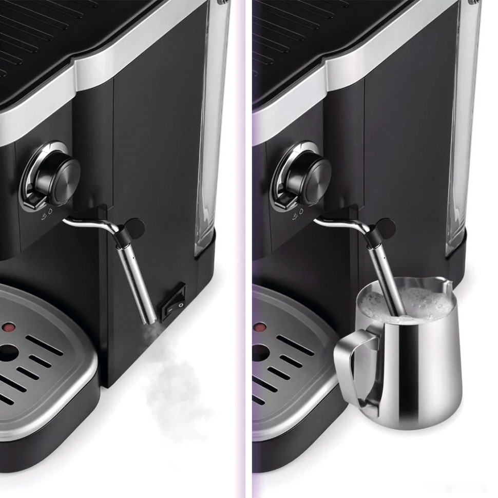 Рожковая помповая кофеварка Kitfort KT-788 Рожковая помповая кофеварка Kitfort KT-788