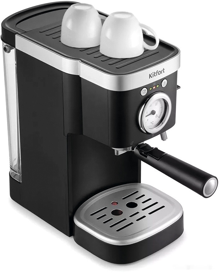 Рожковая помповая кофеварка Kitfort KT-788 Рожковая помповая кофеварка Kitfort KT-788