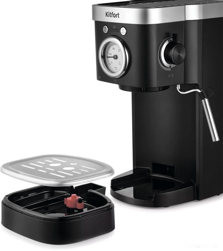 Рожковая помповая кофеварка Kitfort KT-788 Рожковая помповая кофеварка Kitfort KT-788